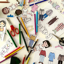 Load image into Gallery viewer, Paper dolls